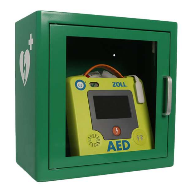 CompactCase grün mit Alarm Wandkasten Innen