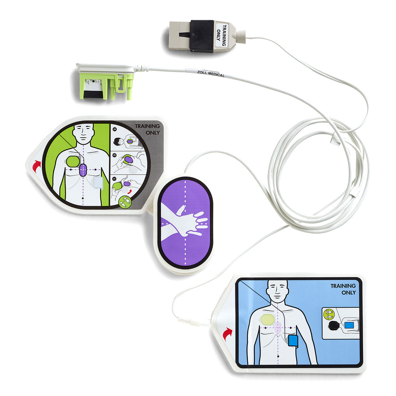 Trainingselektrode CPR-D-padz zu „scharfem“ AED Plus