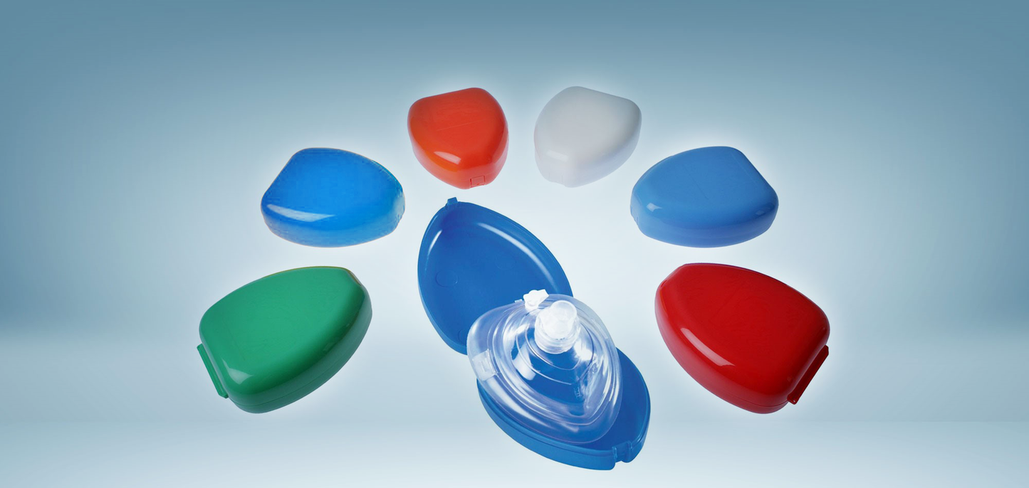 Taschenmaske in Hartbox mit Kundenlogo